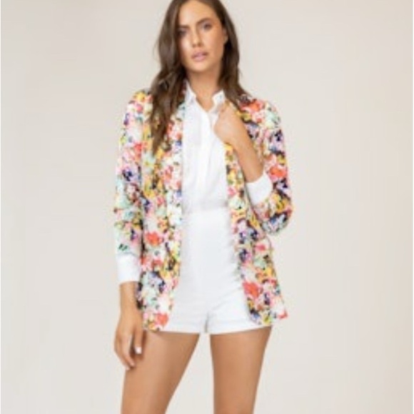 Floral Blazer by Lavender Brown